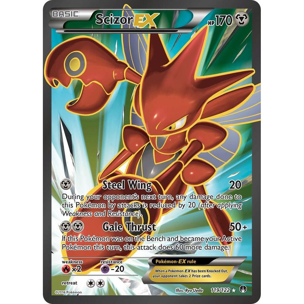 Scizor EX (Full Art) - XY - BREAKpoint (BKP)