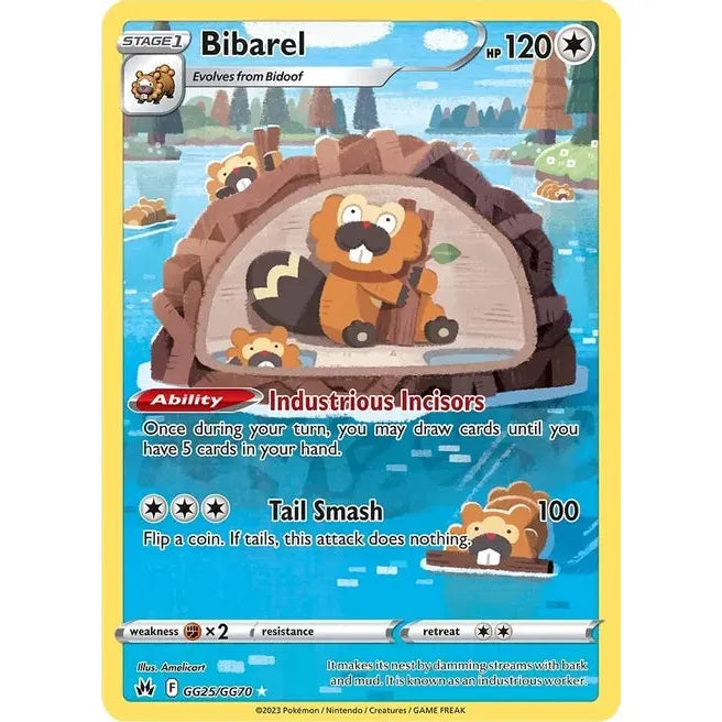 Bibarel - Crown Zenith: Galarian Gallery (CRZ:GG)