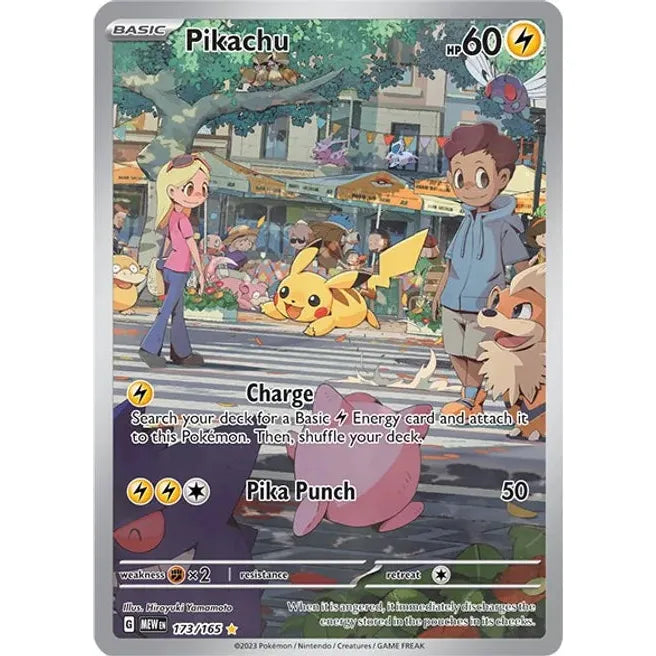 Pikachu - 173/165 - SV: Scarlet and Violet 151 (MEW)