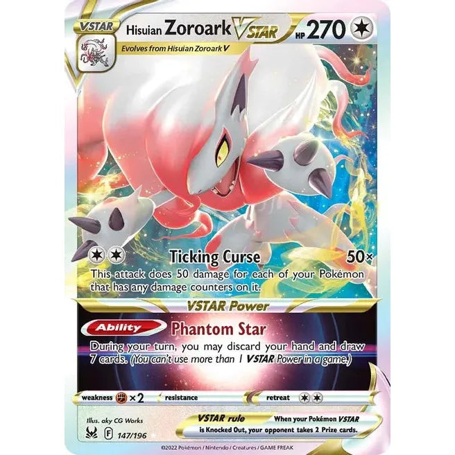 Hisuian Zoroark VSTAR - SWSH11: Lost Origin (SWSH11)