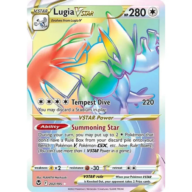 Lugia VSTAR (Secret) (202) - SWSH12: Silver Tempest (SWSH12)