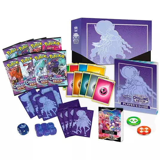 Pokémon TCG Sword and Shield - Chilling Reign Elite Trainer Box - Shadow Rider Calyrex - slightly damaged