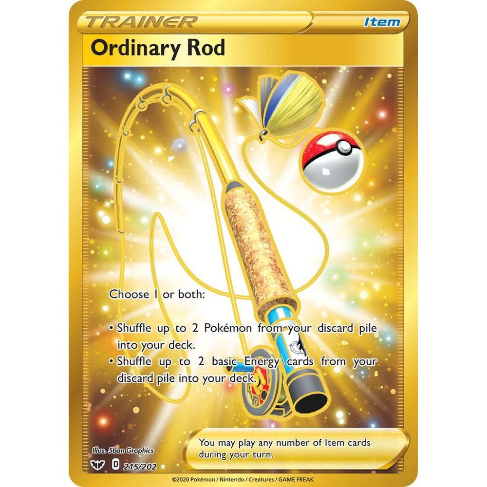 Ordinary Rod (Secret) - SWSH01: Sword & Shield Base Set (SWSH01)
