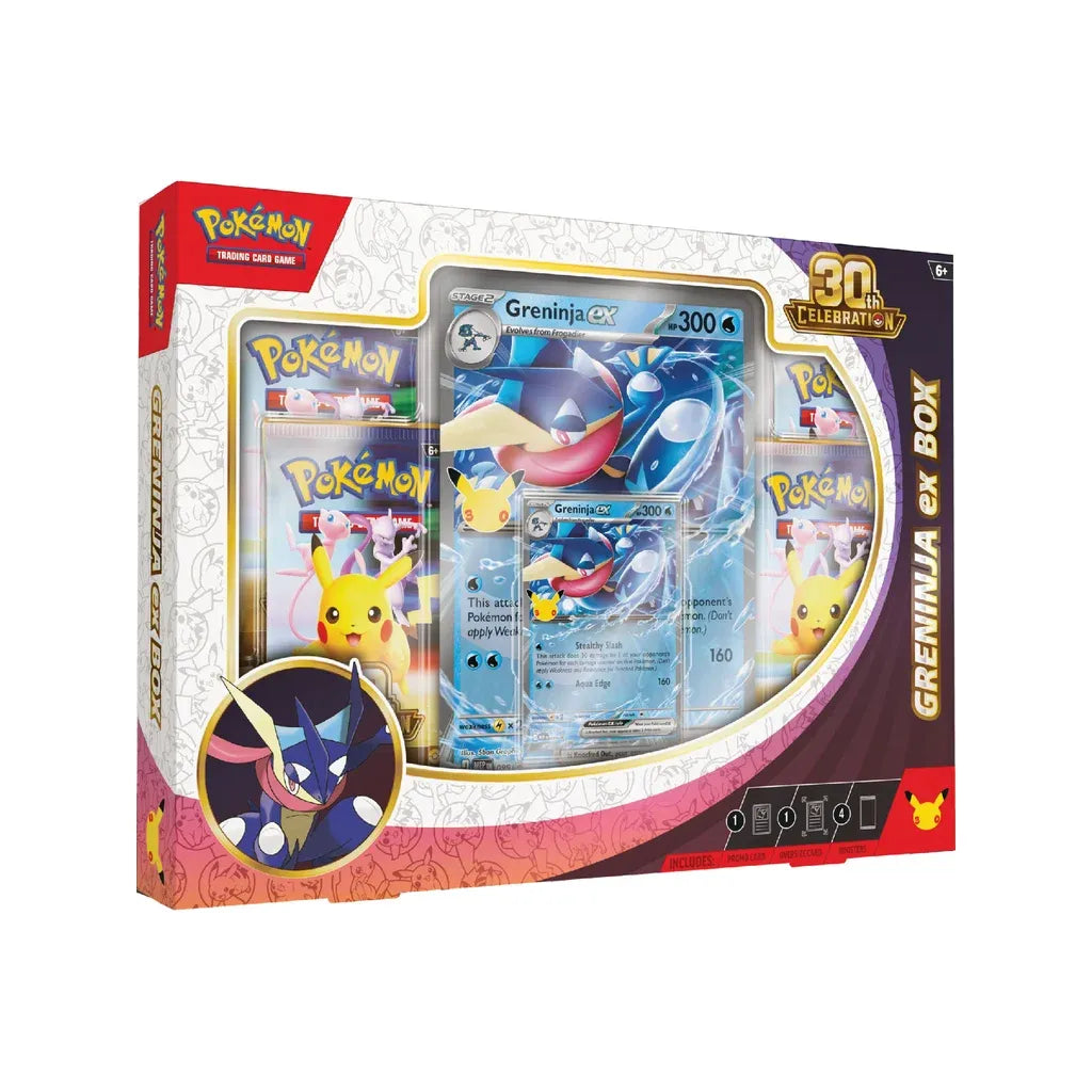 Pokémon TCG: 30th Celebration Greninja Ex Box