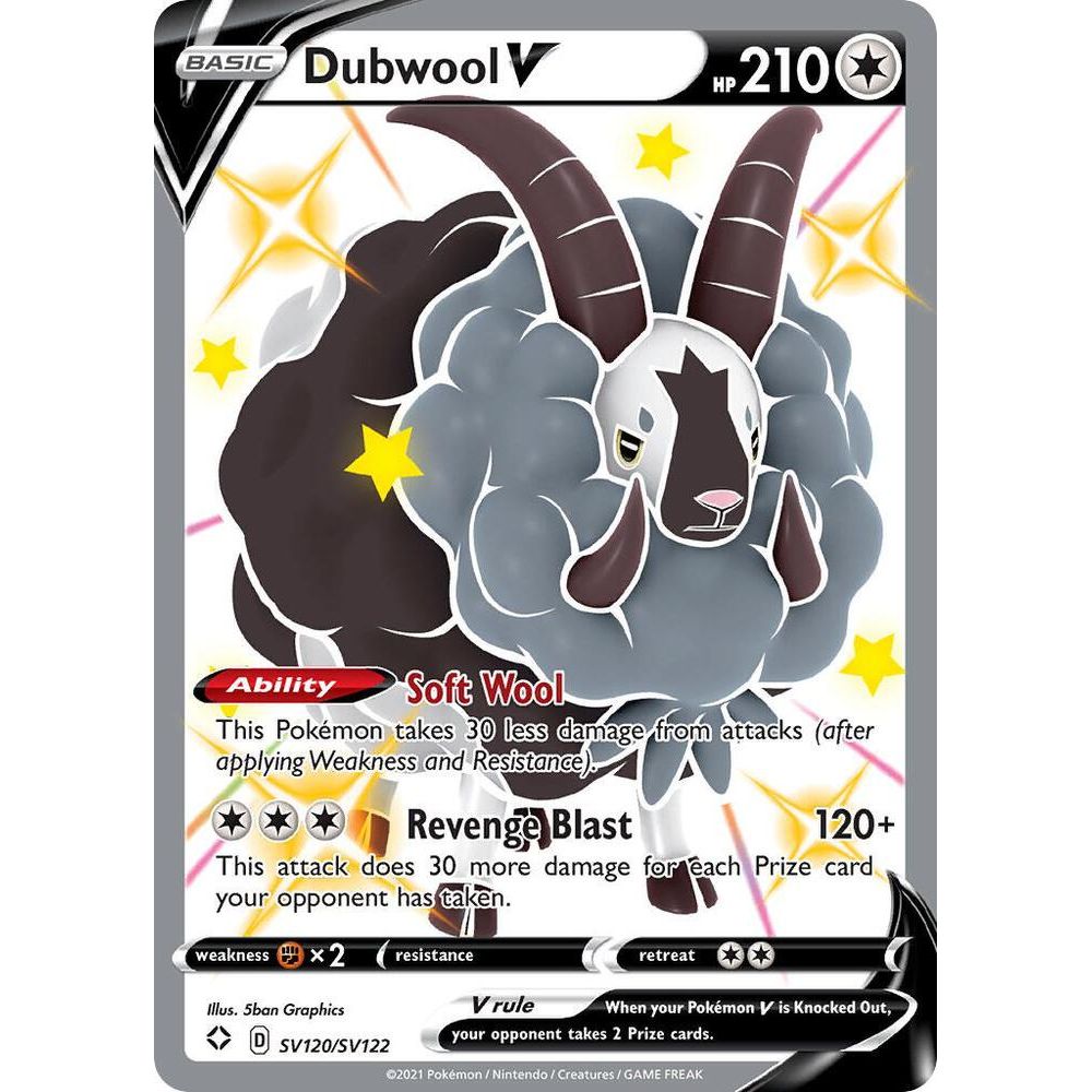 Dubwool V - Shining Fates: Shiny Vault (SHFSV)