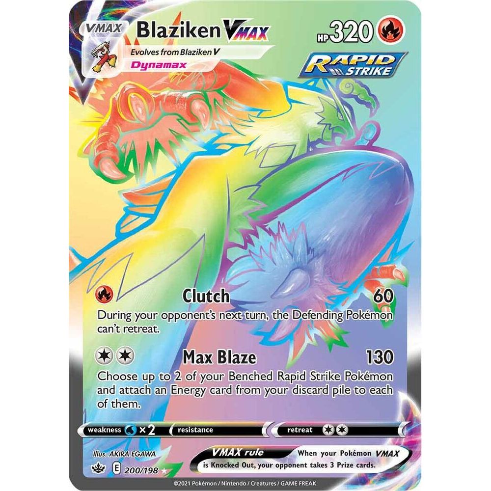 Blaziken VMAX (Secret) - SWSH06: Chilling Reign (SWSH06)