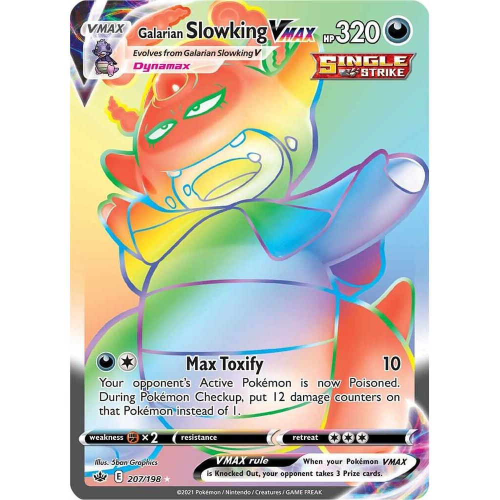 Galarian Slowking VMAX (Secret) - SWSH06: Chilling Reign (SWSH06)