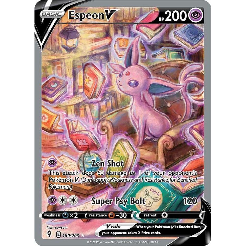 Espeon V (Alternate Full Art) - SWSH07: Evolving Skies (SWSH07)