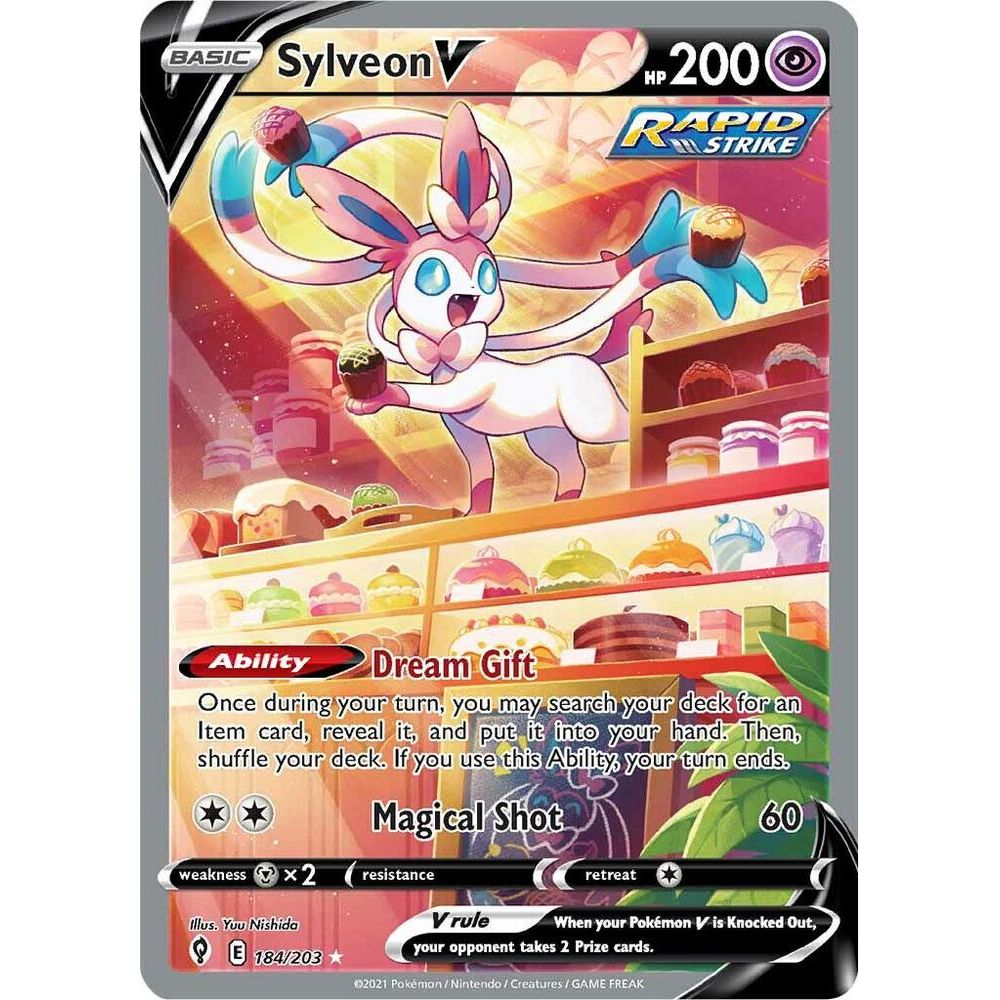 Sylveon V (Alternate Full Art) - SWSH07: Evolving Skies (SWSH07)