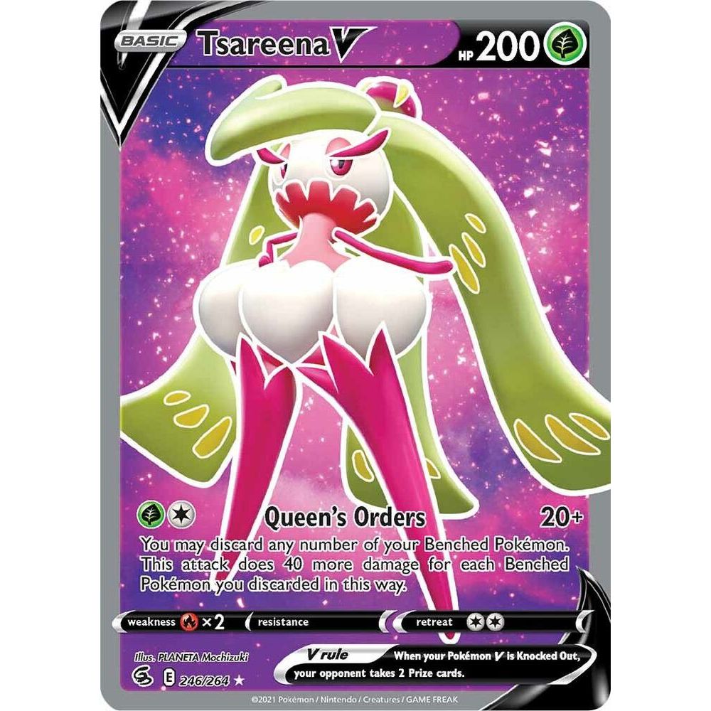 Tsareena V (Full Art) - SWSH08: Fusion Strike (SWSH08)