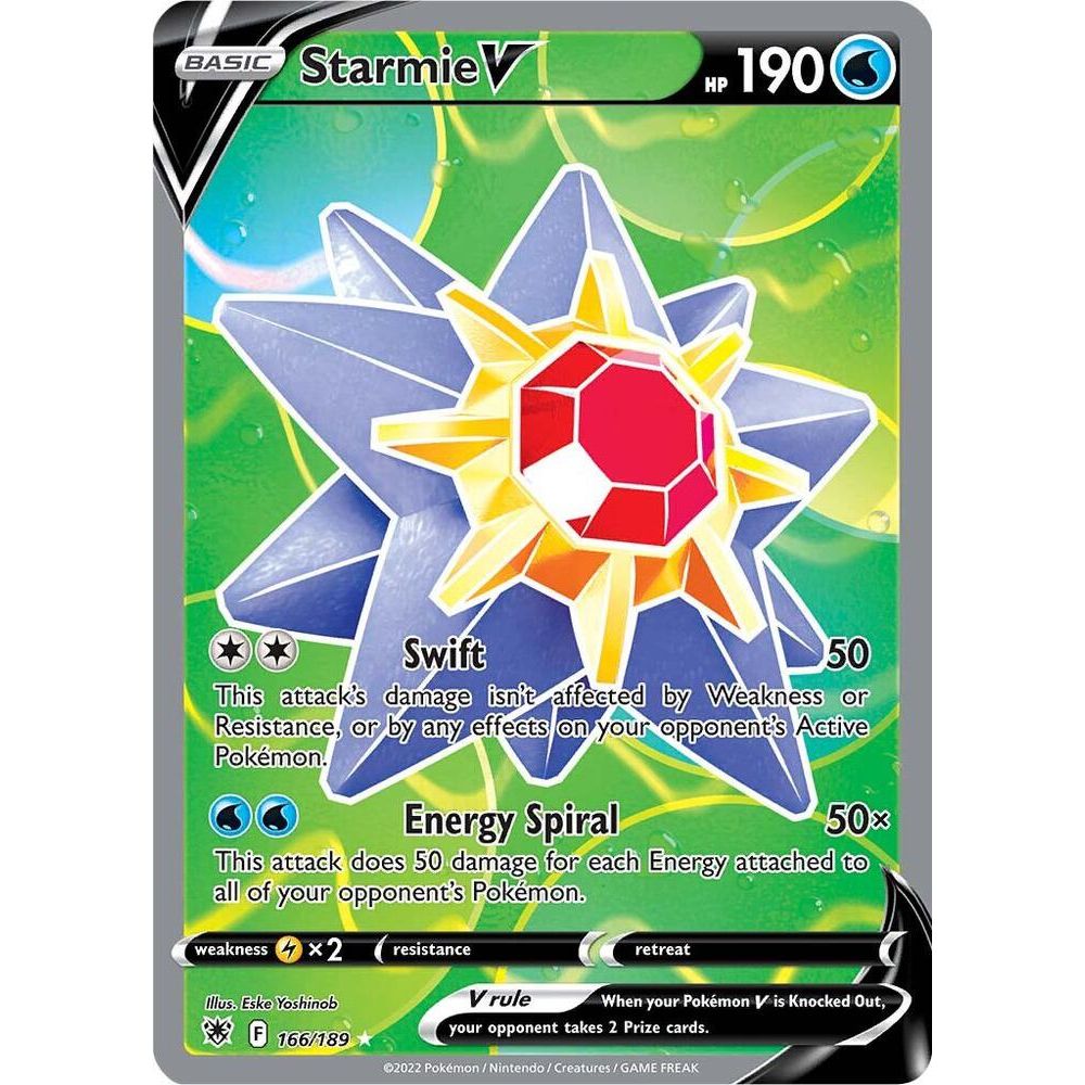 Starmie V (Full Art) - SWSH10: Astral Radiance (SWSH10)