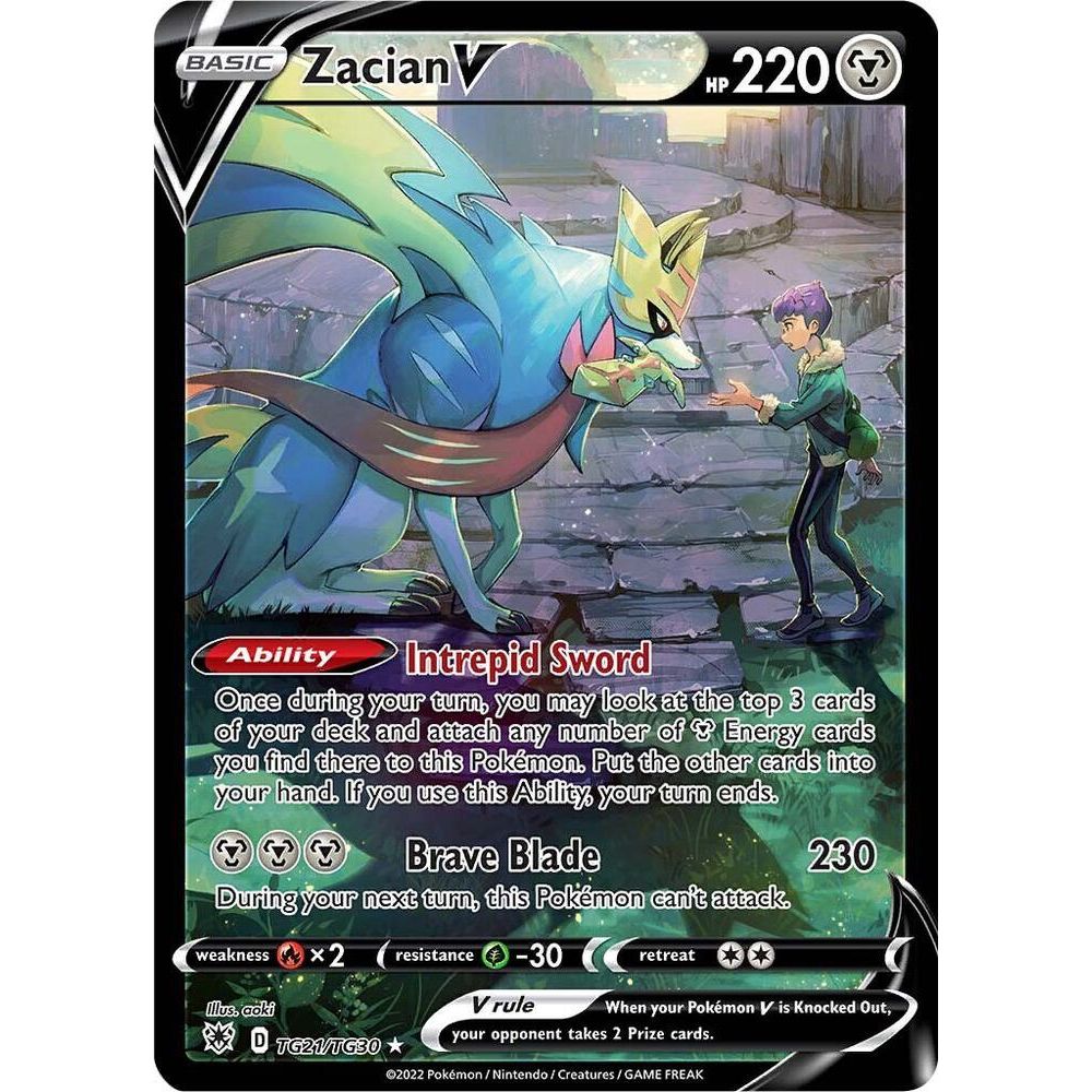 Zacian V - SWSH10: Astral Radiance Trainer Gallery (SWSH10:TG)