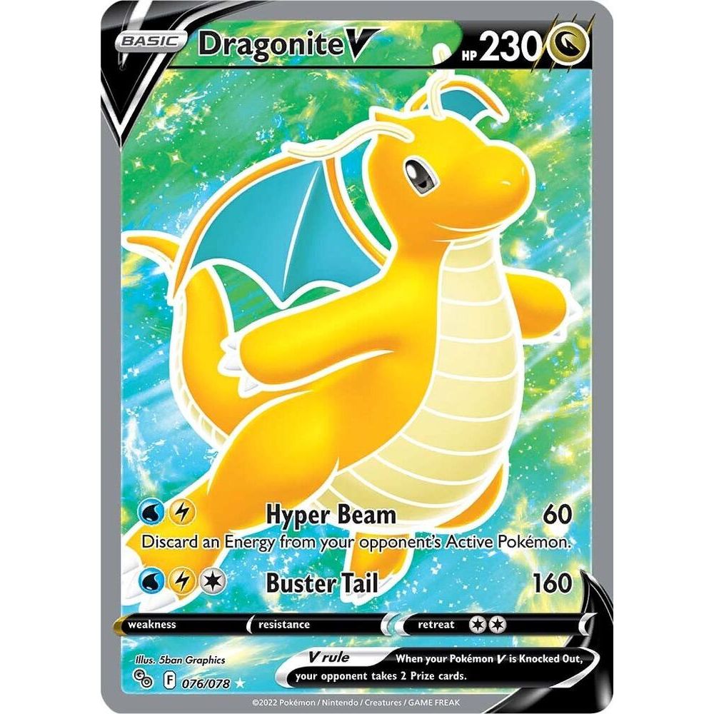 Dragonite V (Full Art) - Pokemon GO (PGO)