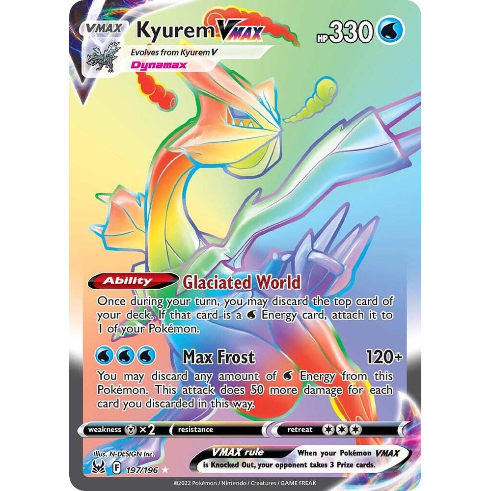 Kyurem VMAX (Secret) - SWSH11: Lost Origin (SWSH11)