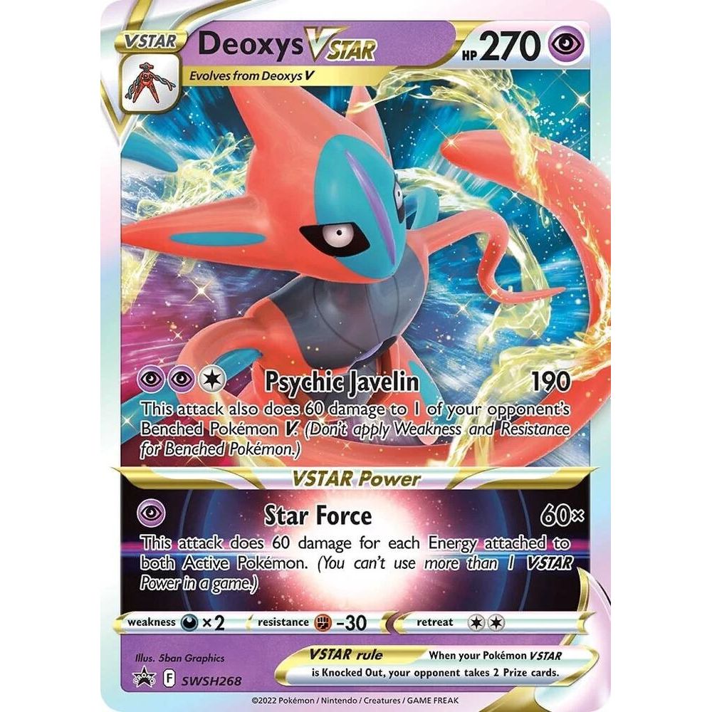 Deoxys VSTAR - SWSH268 - SWSH: Sword & Shield Promo Cards (SWSD)