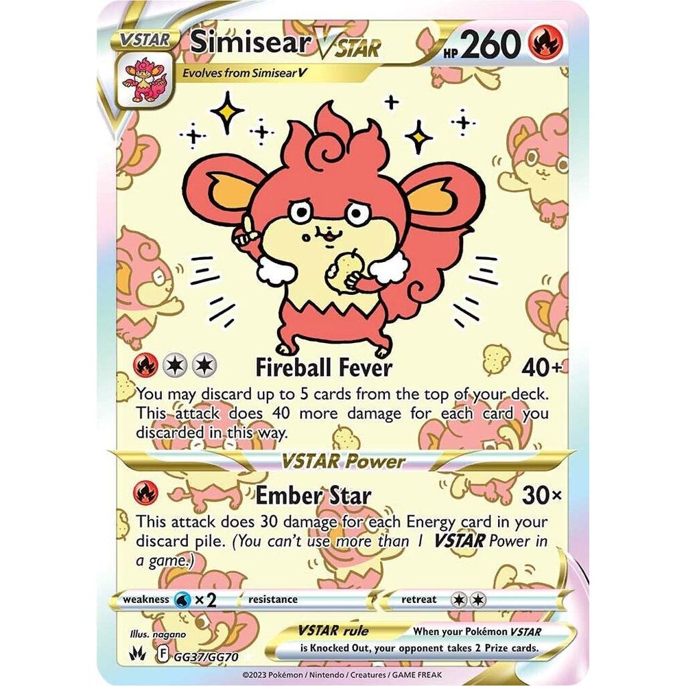 Simisear VSTAR - Crown Zenith: Galarian Gallery (CRZ:GG)