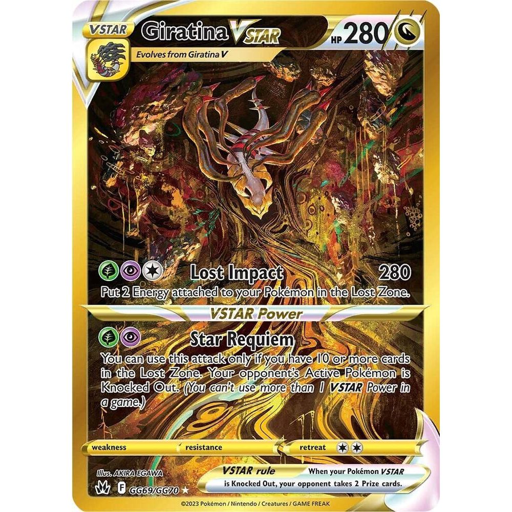 Giratina VSTAR (Secret) - Crown Zenith: Galarian Gallery (CRZ:GG)