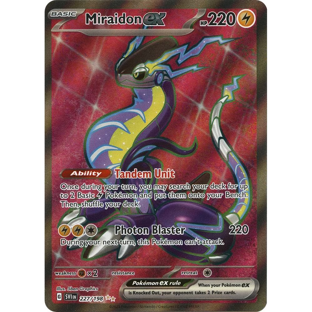 Miraidon ex - 227/198 - SV01: Scarlet & Violet Base Set (SV1)