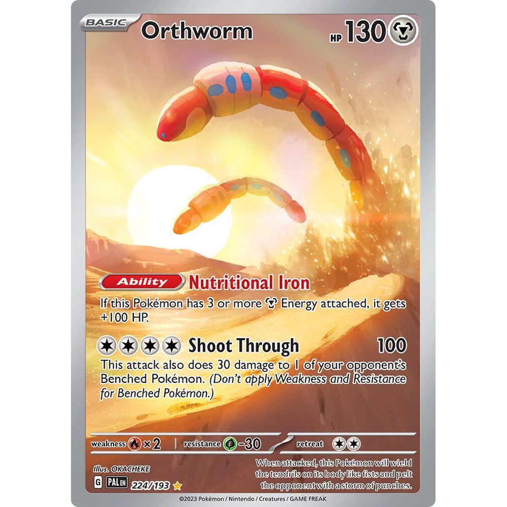 Orthworm - 224/193 - SV02: Paldea Evolved (PAL)