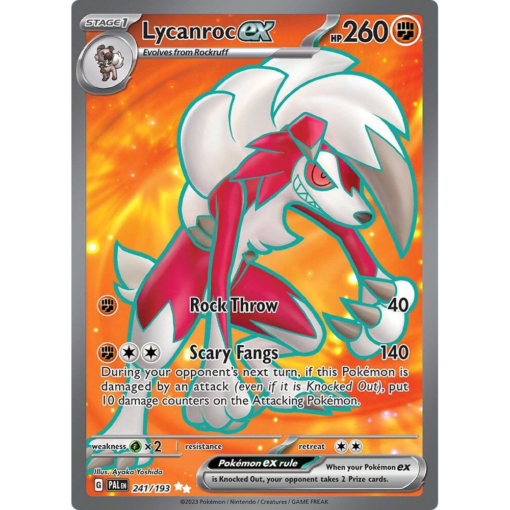 Lycanroc ex - 241/193 - SV02: Paldea Evolved (PAL)