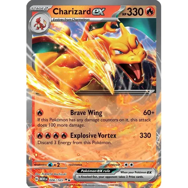 Charizard ex - 006/165 - SV: Scarlet and Violet 151 (MEW)