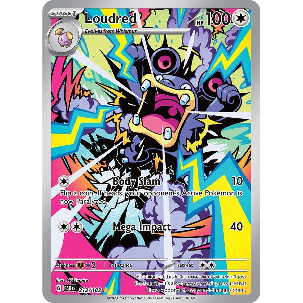 Loudred - 212/182 - SV04: Paradox Rift (PAR)