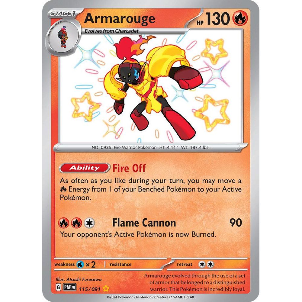 Armarouge - 115/091 - SV: Paldean Fates (PAF)