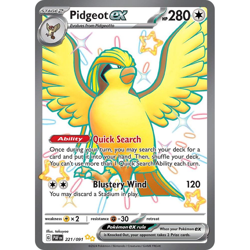 Pidgeot ex - SV: Paldean Fates (PAF)