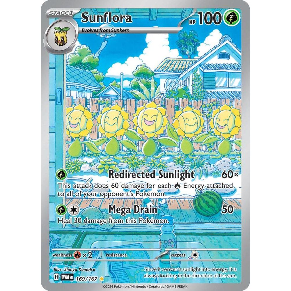 Sunflora - 169/167 - SV06: Twilight Masquerade (TWM)