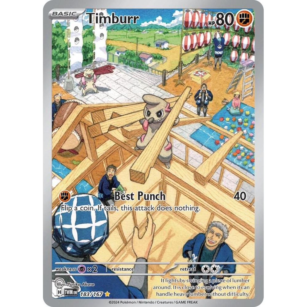 Timburr - 183/167 - SV06: Twilight Masquerade (TWM)