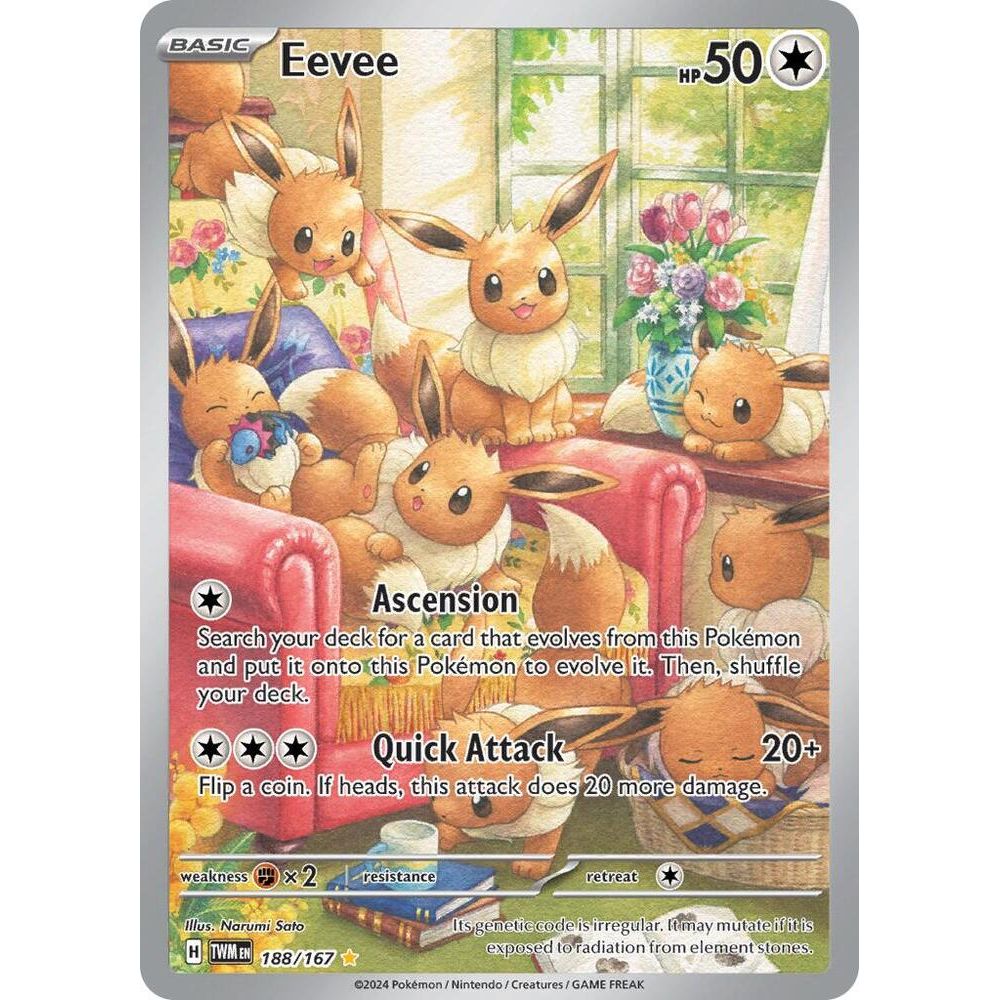 Eevee - 188/167 - SV06: Twilight Masquerade (TWM)