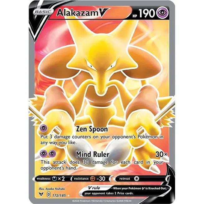 Alakazam V (Full Art) - SWSH04: Vivid Voltage (SWSH04)
