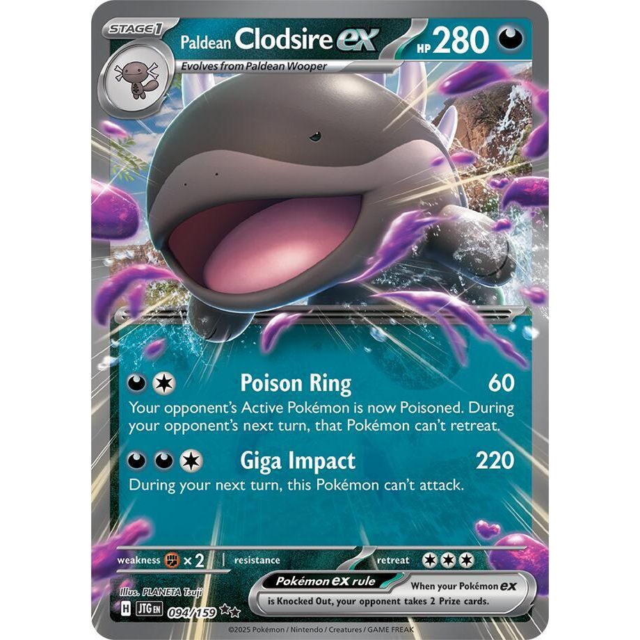 Paldean Clodsire ex - SV09: Journey Together (JTG)