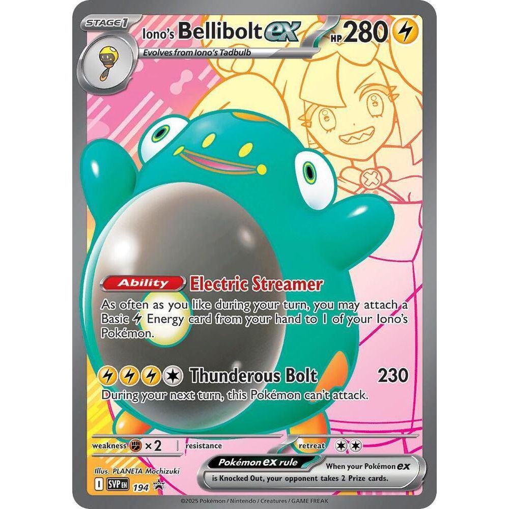 Iono's Bellibolt ex - 194 - SV: Scarlet & Violet Promo Cards (SVP)