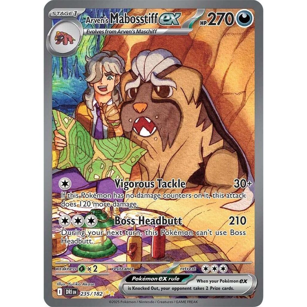 Arven's Mabosstiff ex - 235/182 - SV10: Destined Rivals (DRI)