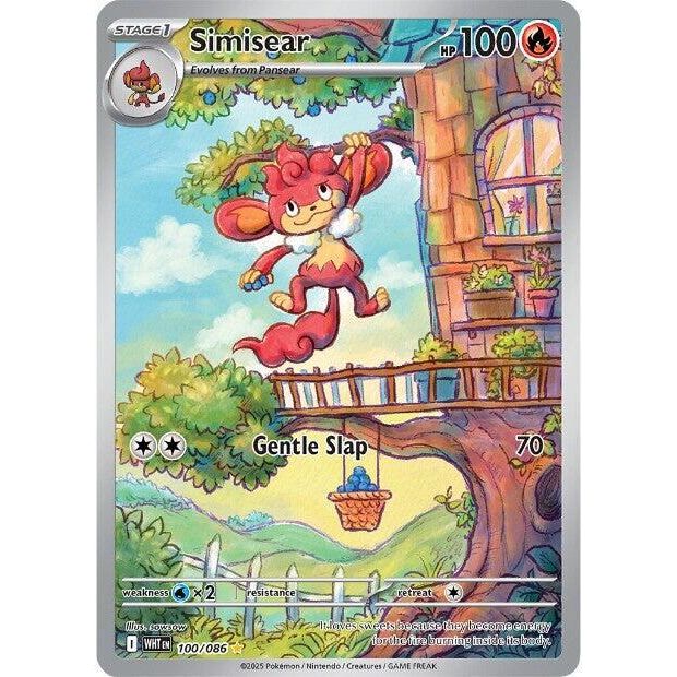 Simisear - 100/086 - SV: White Flare (WHT)