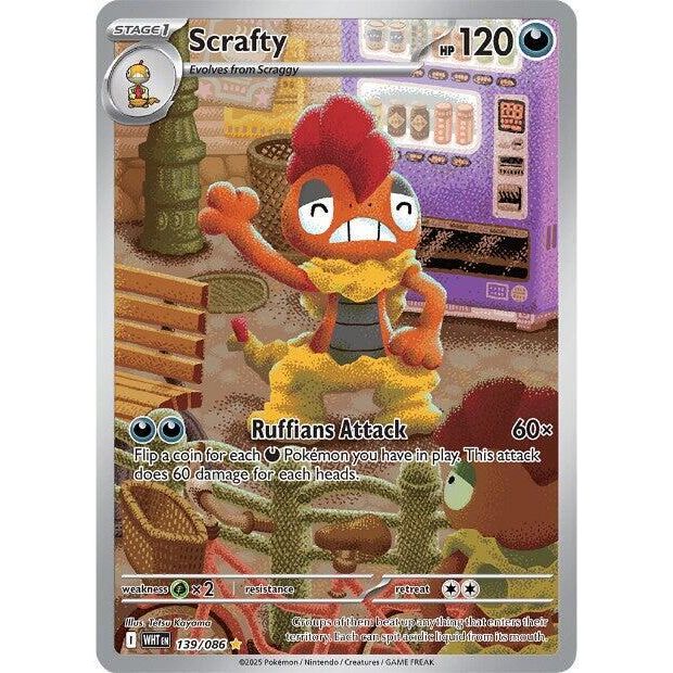 Scrafty - 139/086 - SV: White Flare (WHT)