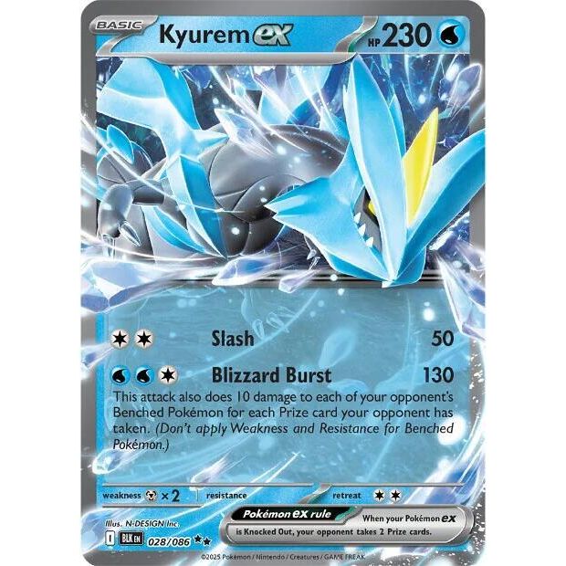 Kyurem ex - SV: Black Bolt (BLK)