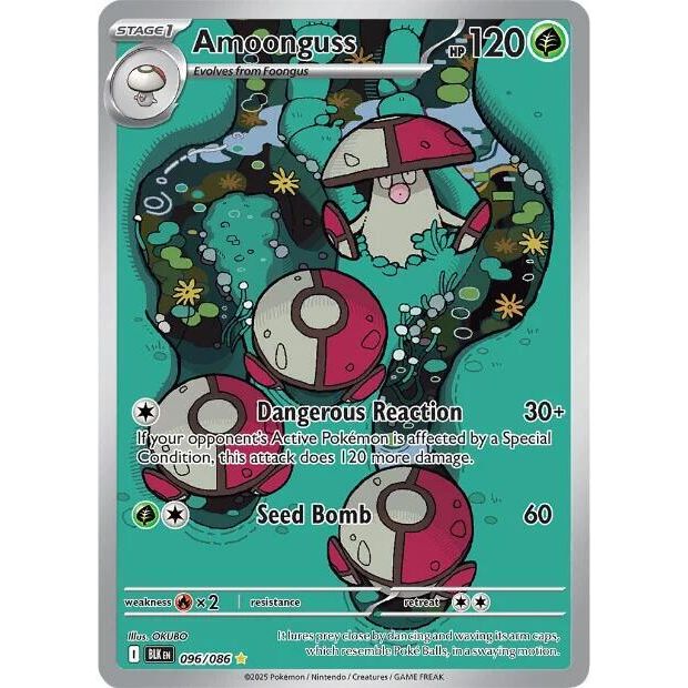 Amoonguss - 096/086 - SV: Black Bolt (BLK)