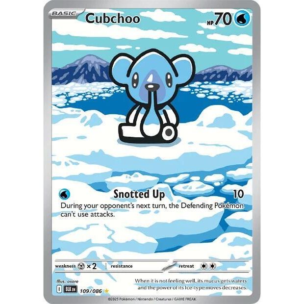 Cubchoo - 109/086 - SV: Black Bolt (BLK)