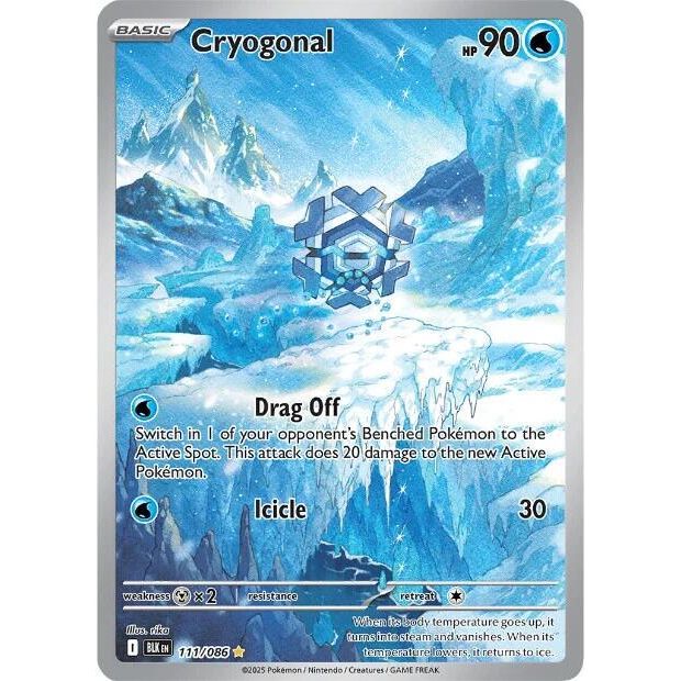 Cryogonal - 111/086 - SV: Black Bolt (BLK)
