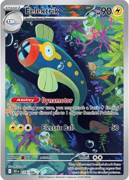 Eelektrik - 114/086 - SV: Black Bolt (BLK)