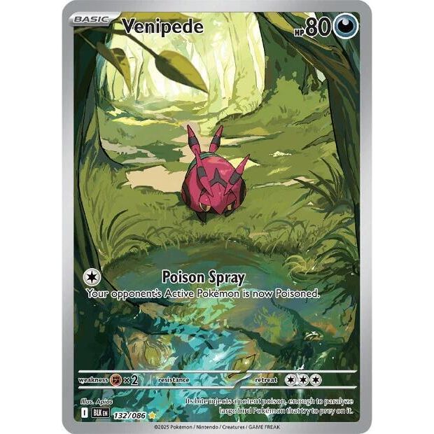 Venipede - 132/086 - SV: Black Bolt (BLK)