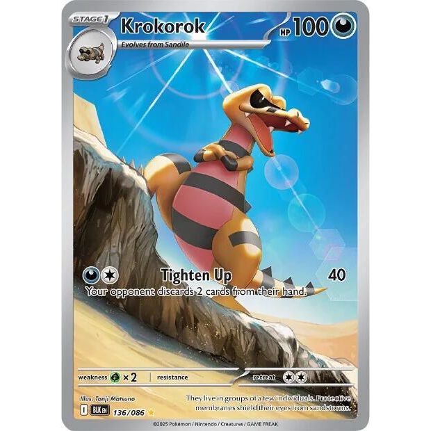 Krokorok - 136/086 - SV: Black Bolt (BLK)