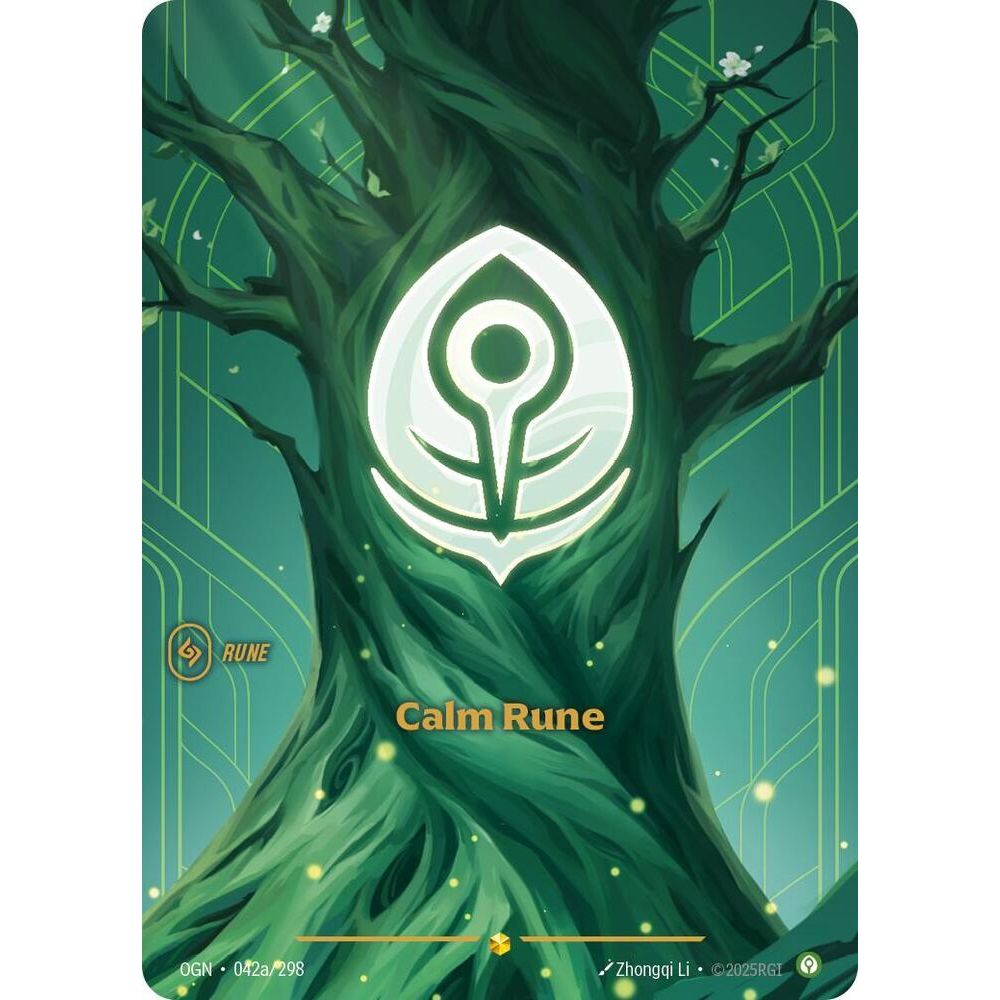 Calm Rune (Alternate Art) - Origins (OGN)