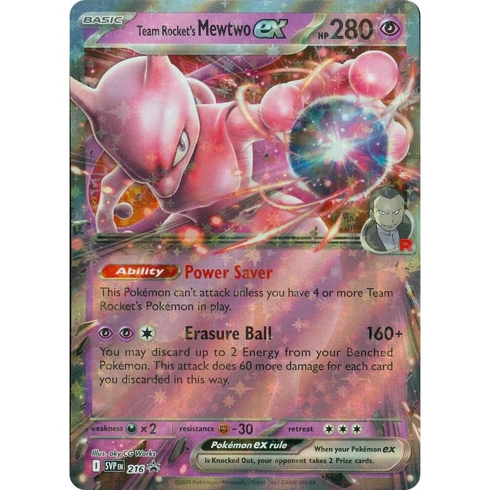 Team Rocket's Mewtwo ex - 216 - SV: Scarlet & Violet Promo Cards (SVP)
