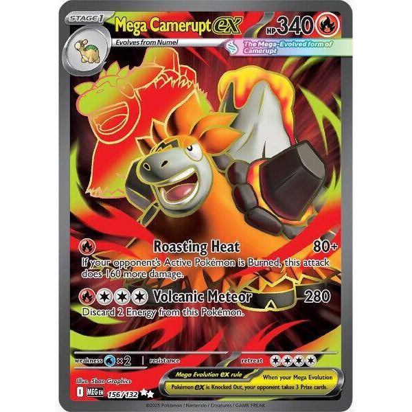 Mega Camerupt ex - 156/132 - ME01: Mega Evolution (MEG)