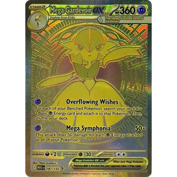 Mega Gardevoir ex - 187/132 - ME01: Mega Evolution (MEG)