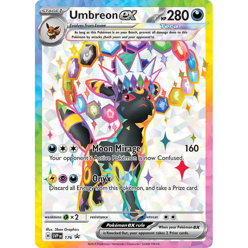 Umbreon ex - 176 - SV: Scarlet & Violet Promo Cards (SVP)