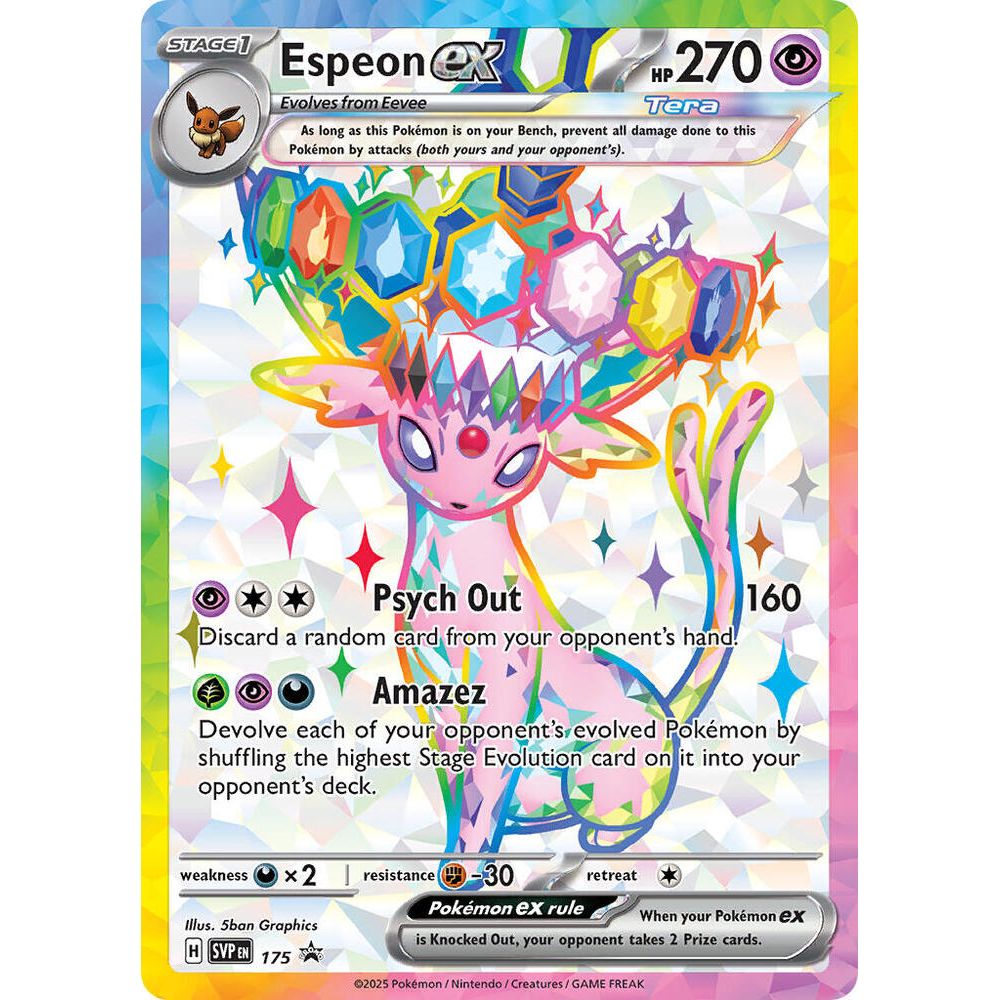 Espeon ex - 175 - SV: Scarlet & Violet Promo Cards (SVP)